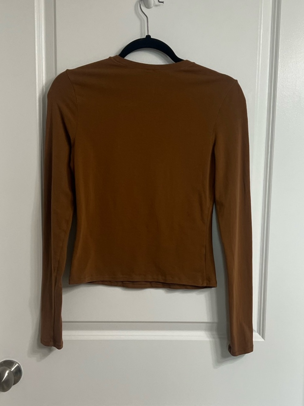 Skims Cotton Long Sleeve Shirt Size M - Picture 3 of 6